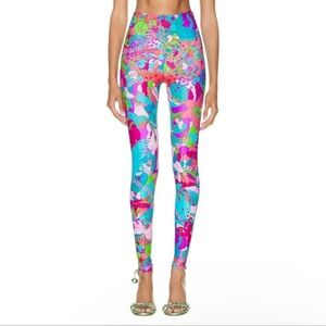 Versace Multicolor Patterned Leggings